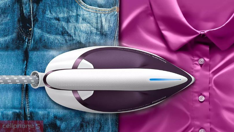 Bàn ủi hơi nước Philips GC7933/30 2400W - Công suất cao, mặt đế SteamGlide Plus chống dính