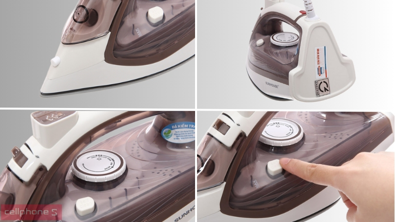 Tính năng thông minh trên bàn ủi hơi nước Sunhouse SHD2066