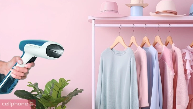 Thiết kế bàn ủi hơi nước cầm tay mini du lịch Tefal DT6130E0