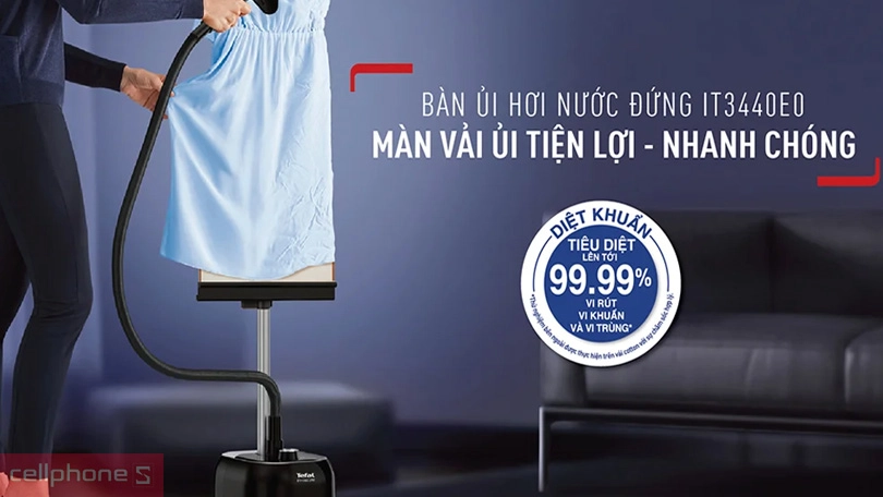 Công suẩt bàn ủi hơi nước đứng Tefal IT3440E0