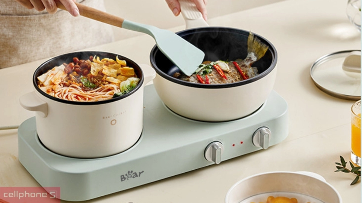 Phụ kiện đi kèm bếp đa năng Bear SB-BD02N