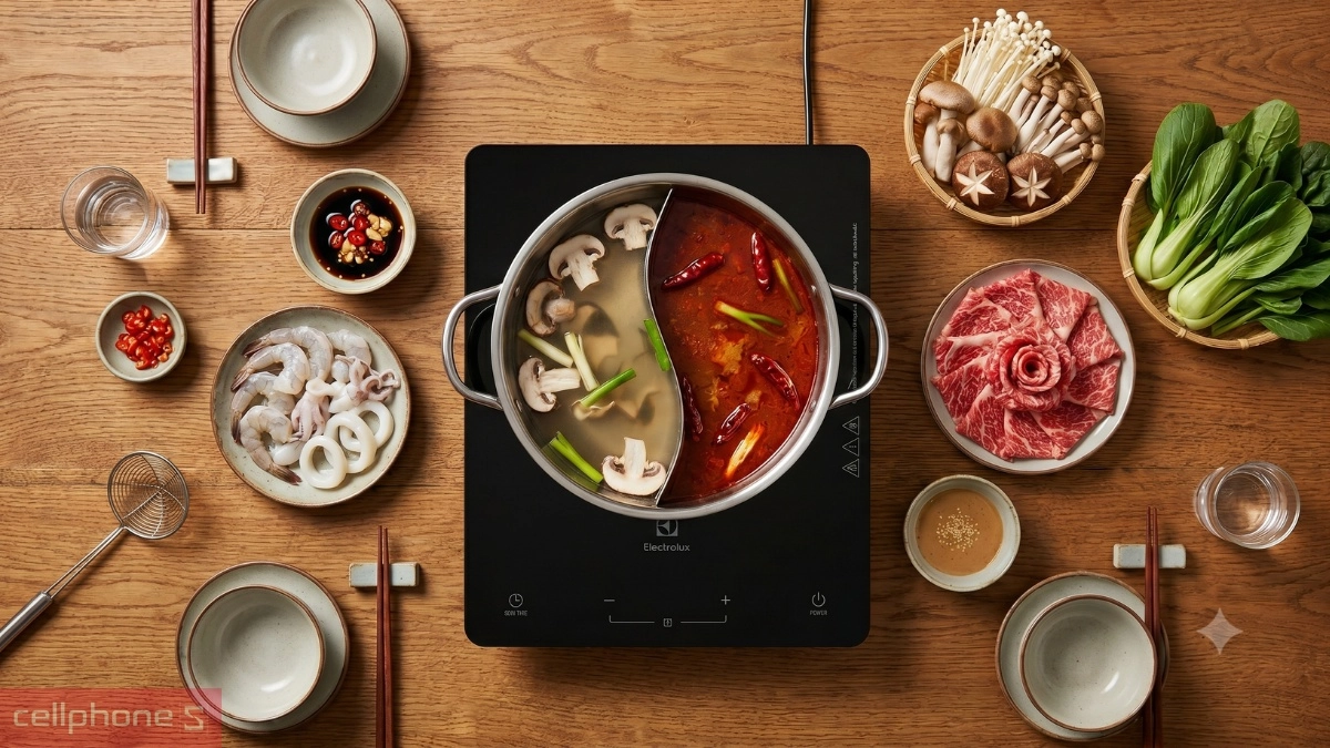Công suất bếp từ Electrolux ETD29MKC 2000W