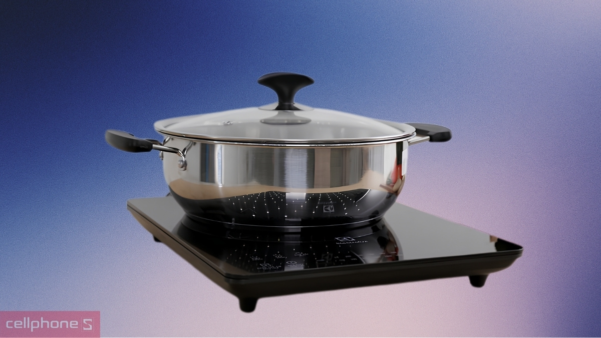Tương thích đa dạng nồi của Bếp từ Electrolux ETD42SKA 2100W