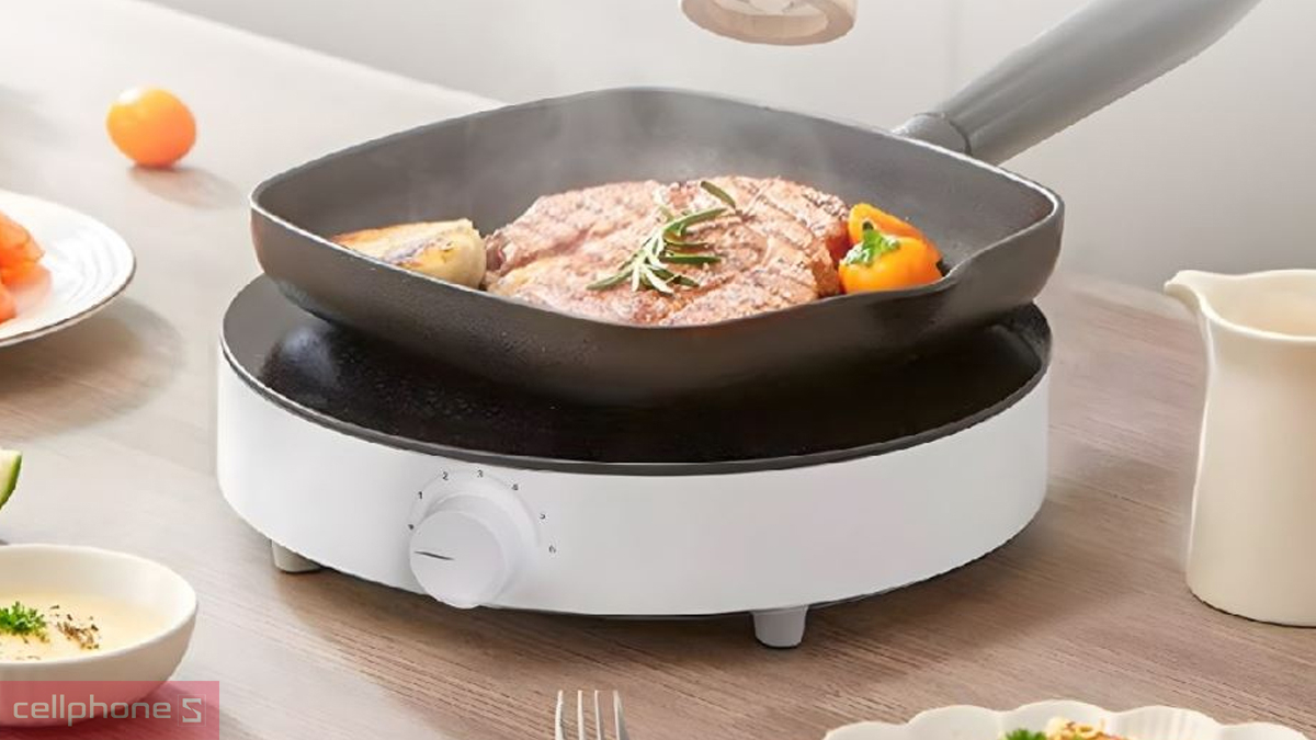 Núm xoay điều chỉnh công suất của Bếp từ đơn Fujihome IC-H02