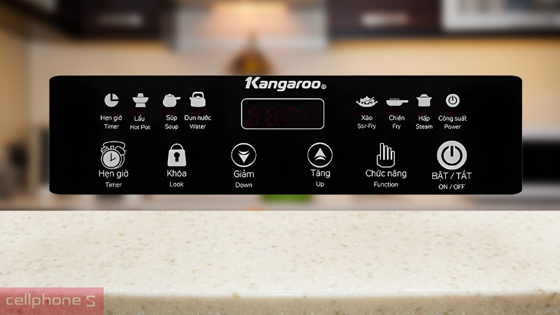 Chế độ nấu trên bếp điện từ Kangaroo KG18IH1