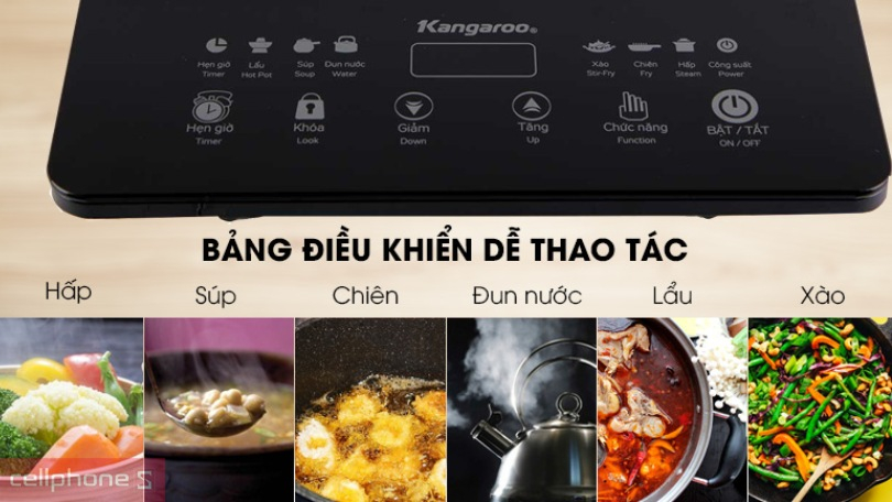 Công suất bếp điện từ Kangaroo KG18IH2