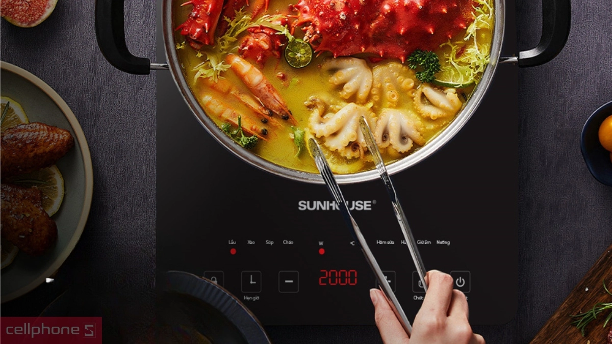 Công nghệ của bếp từ đơn cảm ứng Sunhouse SHD6805