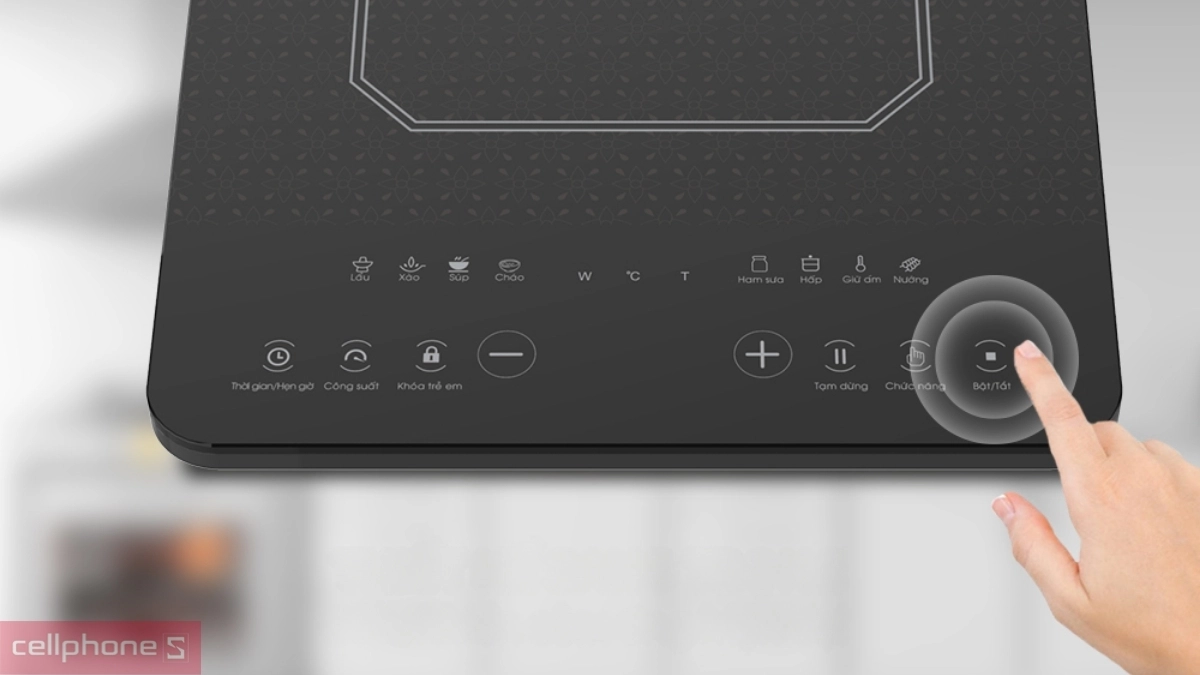 Ưu điểm đa dạng chế độ nấu của bếp từ đơn Sunhouse SHD6802