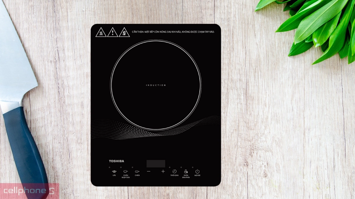 Thiết kế bếp điện từ đơn Toshiba IC-20R1SV