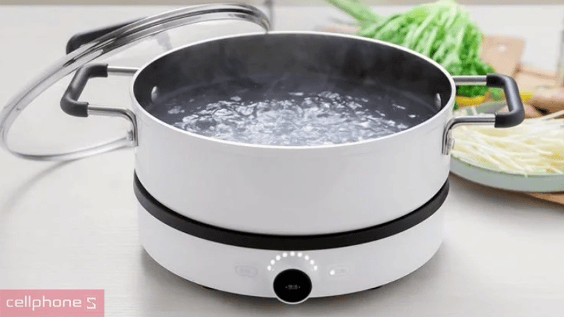 Thiết kế bếp điện từ đơn Xiaomi Induction Cooker 2100W