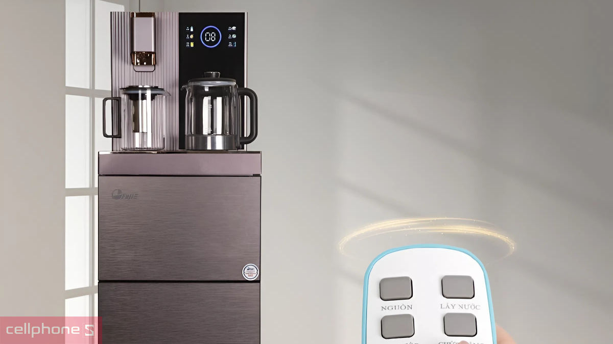 Màn hình cảm ứng của Cây nước nóng lạnh bàn trà FujiE TB238UV