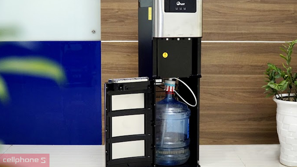 Thiết kế bình nước âm của Cây nước nóng lạnh bình âm FujiE WD7500C