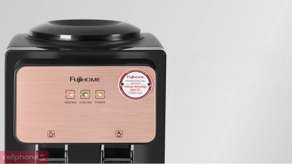 Đèn báo trạng thái trên Cây nước nóng lạnh để bàn Mini FujiHome WD03E