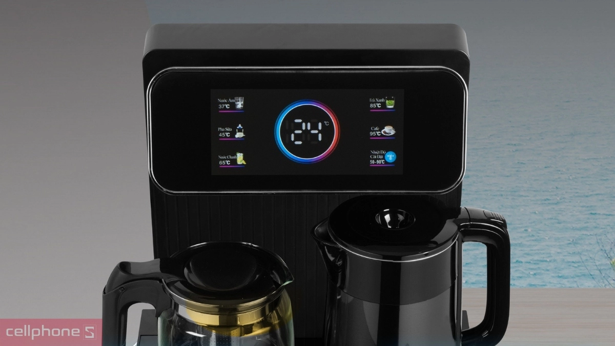 Tính năng đun nước cây nước nóng lạnh kết hợp bàn trà, cafe FujiHome TBD22