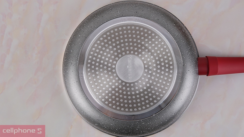 Chảo nhôm chống dính từ đáy Kangaroo 26cm KG654M - Sử dụng bền bỉ, an toàn cho sức khỏe