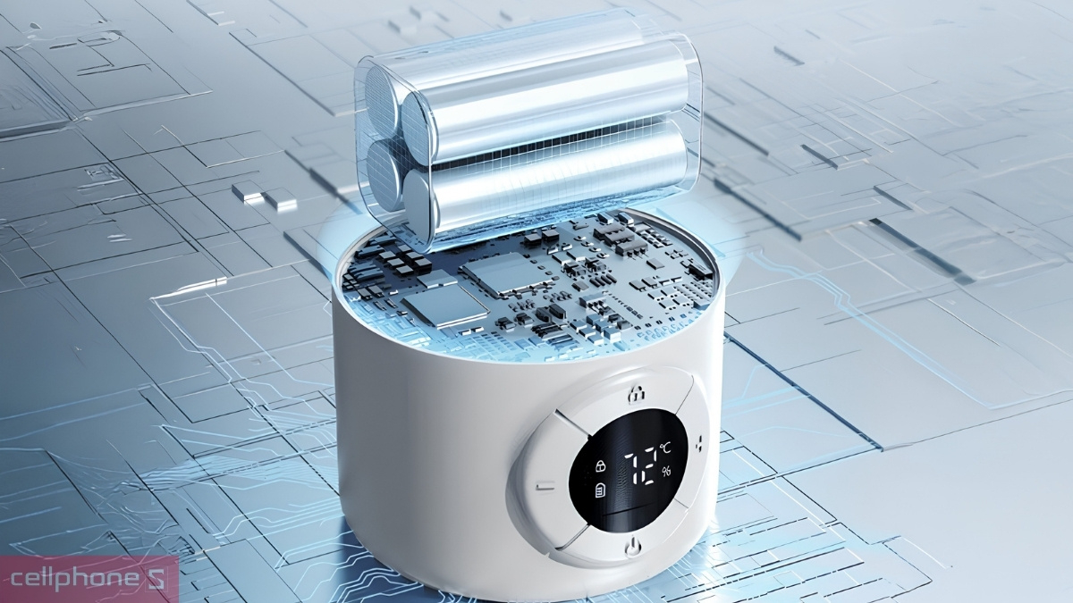 Viên pin 10.000mAh của bình đun và hâm nước pha sữa di động Bear 0.5L BKL-055EJ