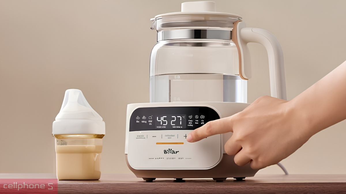 Màn hình máy đun nước pha sữa Bear WW-5H12N