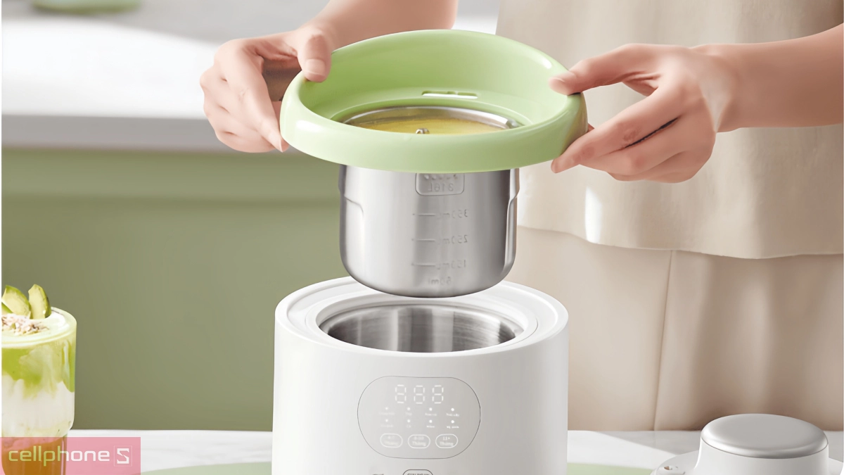 Dung tích 350mL của máy xay nấu thức ăn Bear 0.35L BFM-045KN