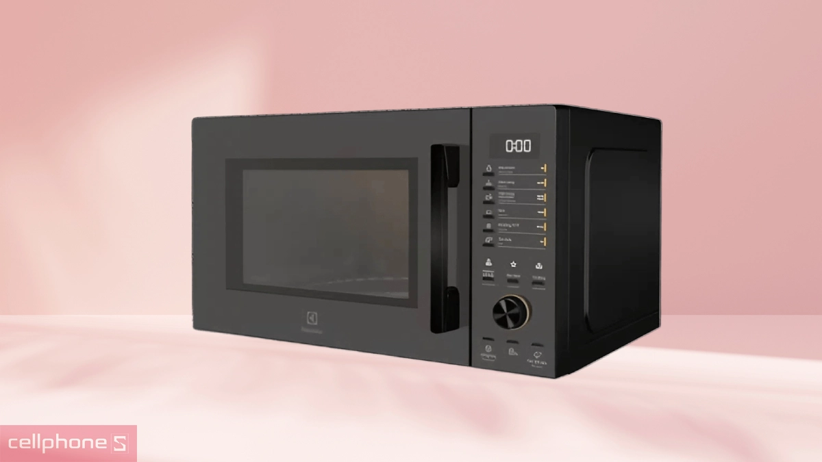 Thiết kế hiện đại, chất liệu bền bỉ của Lò vi sóng có nướng Electrolux 30L EMG30D22BM