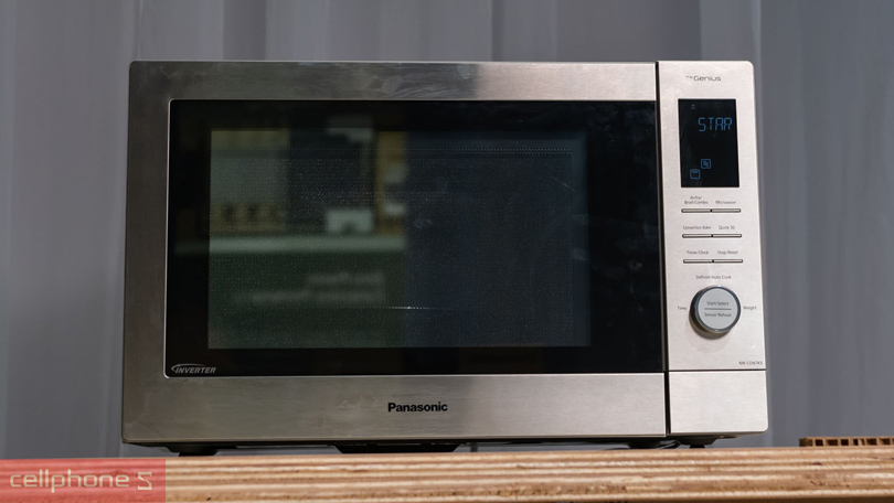 Chọn lò vi sóng Panasonic dự theo dung tích