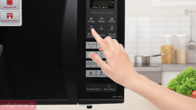Hướng dẫn sử dụng lò vi sóng Panasonic NN-CT36HBYUE