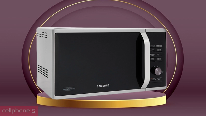 Công suất và các tiện ích hiện đại đi kèm của lò vi sóng Samsung MG23K3575AS