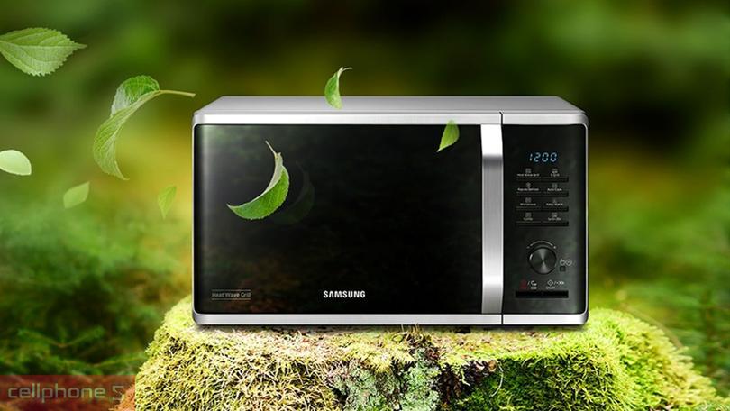 Thiết kế lò vi sóng Samsung 23 lít MG23K3575AS
