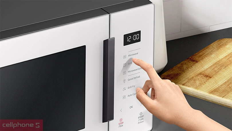 Hướng dẫn sử dụng lò vi sóng Samsung 23 lít MG23T5018CK chi tiết