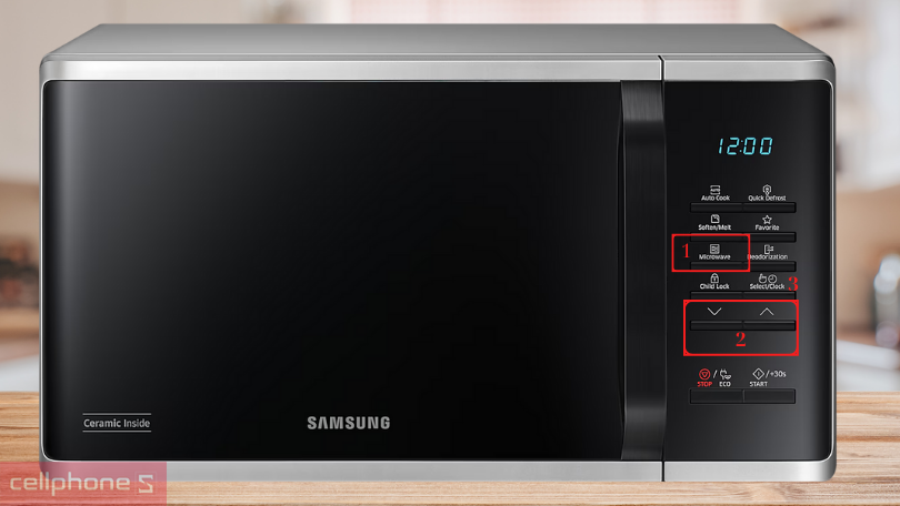 Cách sử dụng lò vi sóng không nướng Samsung 23 Lít MS23K3513AS
