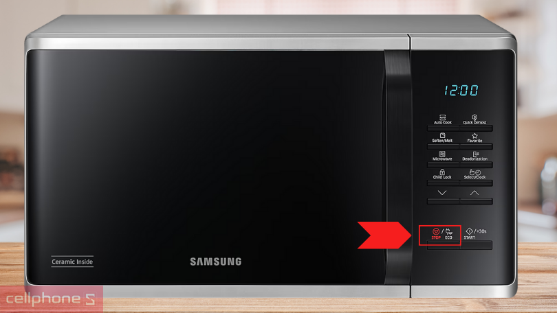 Cách sử dụng lò vi sóng không nướng Samsung 23 Lít MS23K3513AS