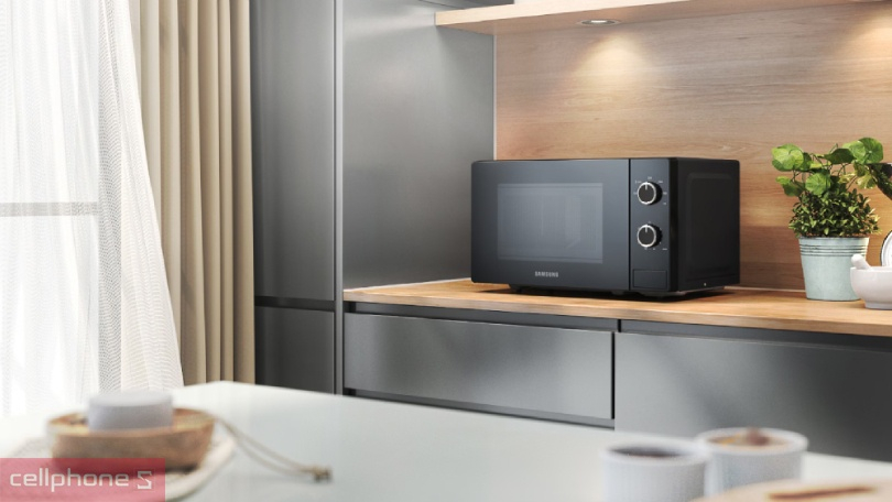 Lò vi sóng Samsung MS20A3010AL/SV 20L cơ không nướng – Đáp ứng tốt nhu cầu