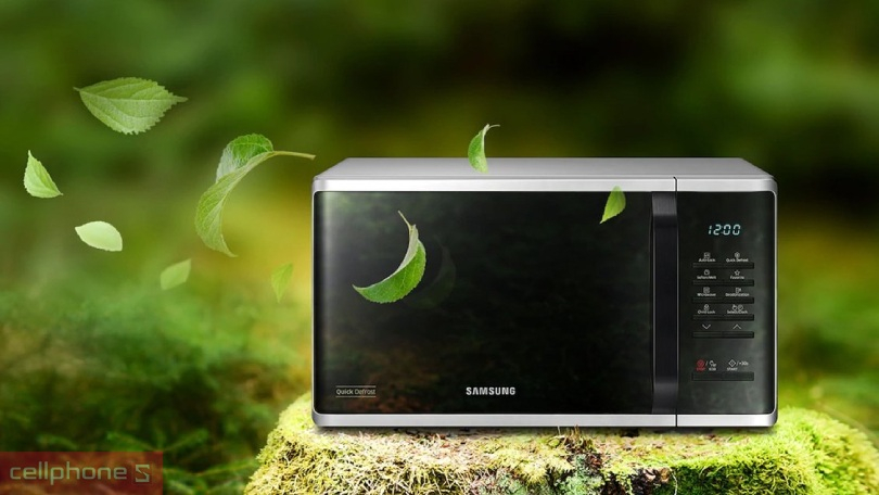 Công suất, chế độ nấu của lò vi sóng Samsung MS23K3513AS 23L 800W