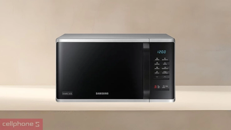 Công nghệ nấu, hẹn giờ trên lò vi sóng Samsung MS23K3513AS 23L 800W