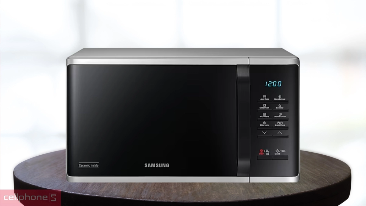 Công suất lò vi sóng Samsung MS23K3513AS/SV 23L 800W