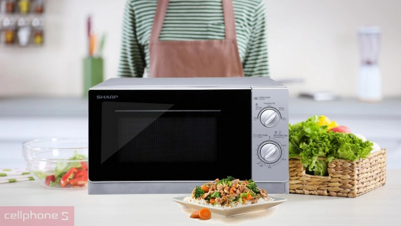 Đánh giá lò vi sóng Sharp R-202VN-S 20L