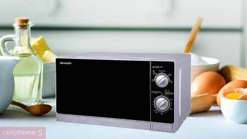 Thiết kế lò vi sóng Sharp 20 Lít R-203VN-M
