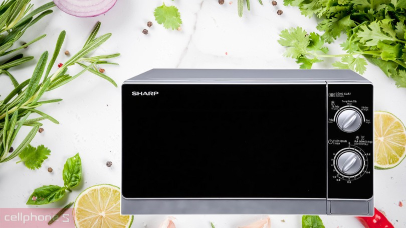 Công suất lò vi sóng Sharp 20 Lít R-203VN-M