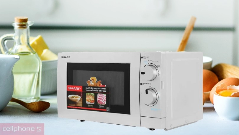Công suất lò vi sóng Sharp 20 lít R-207VN-SL