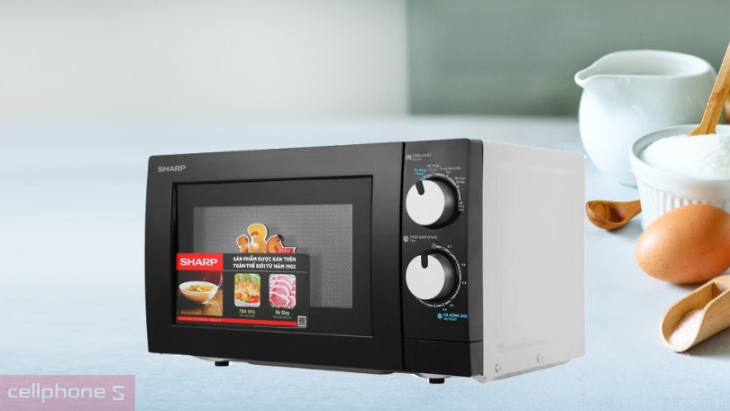 Đánh giá lò vi sóng Sharp 20 lít R-208VN-WS