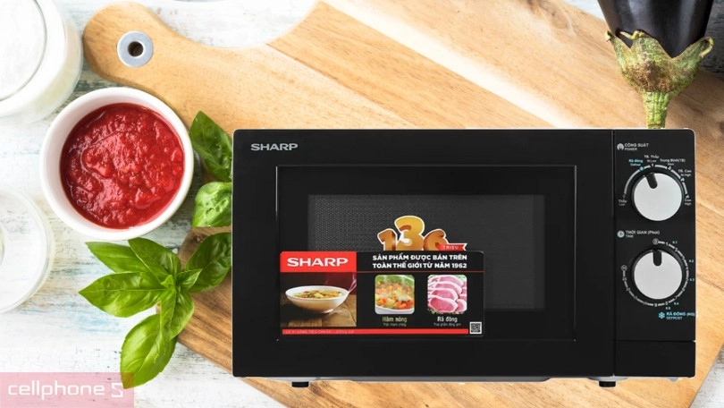 Đánh giá lò vi sóng Sharp 20 lít R-208VN-WS