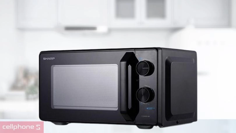 Các tính năng tiện ích đi kèm của lò vi sóng Sharp R-2040EH-BK 20L