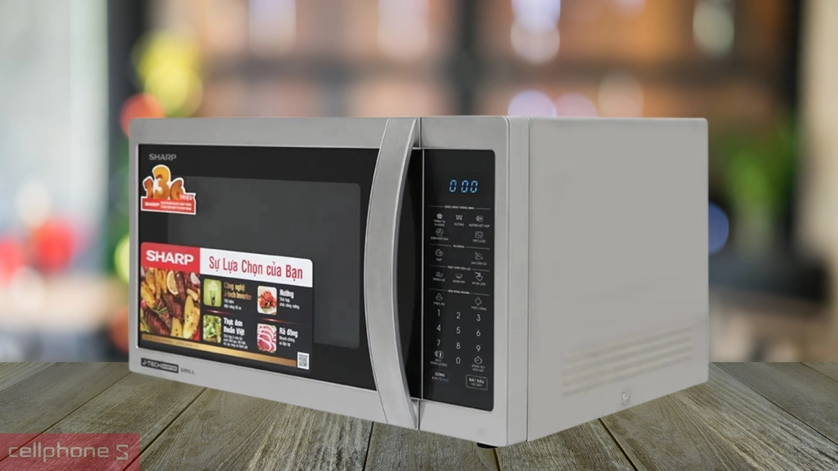 Các tính năng hiện đại của lò vi sóng Sharp R-G52XVN-ST