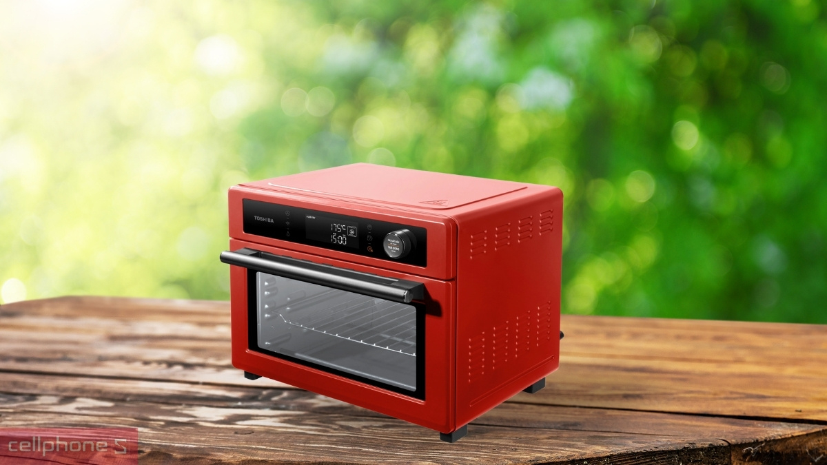 Thiết kế nhỏ gọn, màu đỏ sang trọng nổi bật