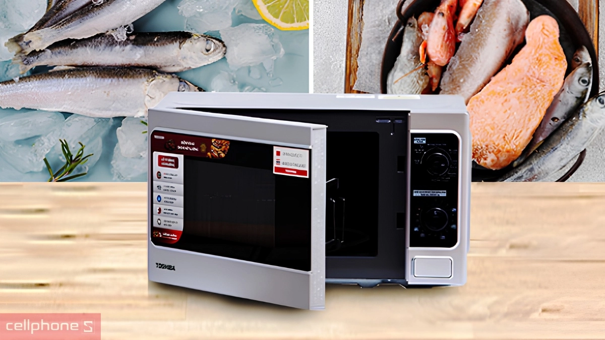 Chế độ lò vi sóng có nướng Toshiba 20L ER-SGM20(S1) VN