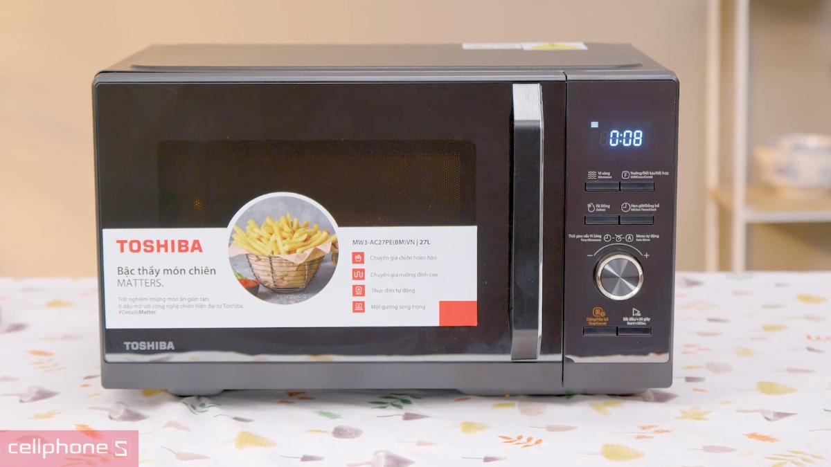 Chế độ Combi Cooking trên Lò vi sóng có nướng Toshiba 27L MW3-AC27PE(BM)VN