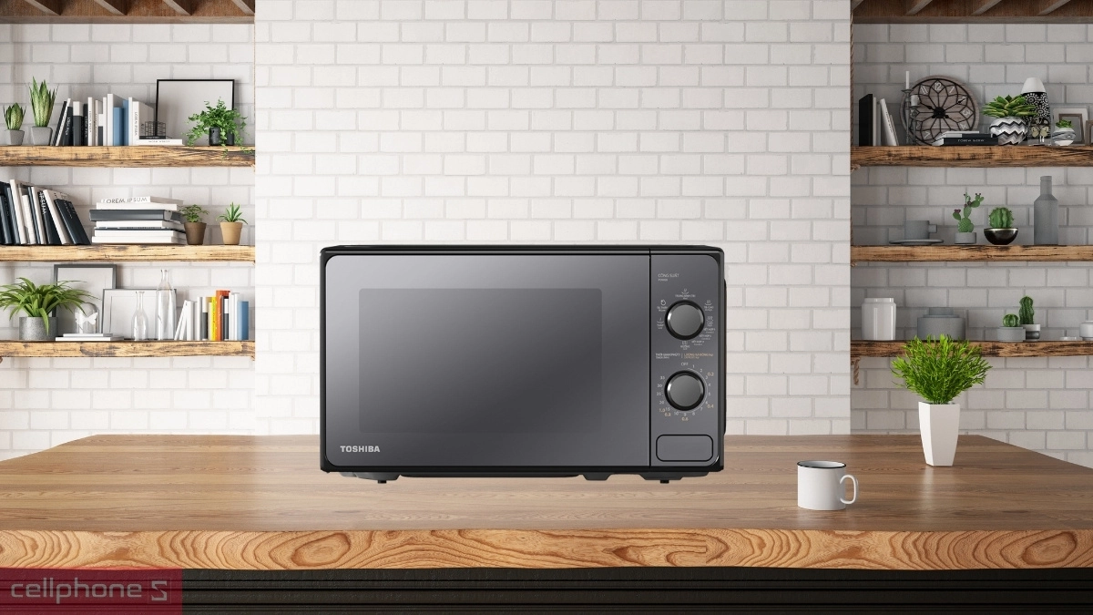 Thiết kế lò vi sóng Toshiba 20L MM2-MG20PE(BM)VN