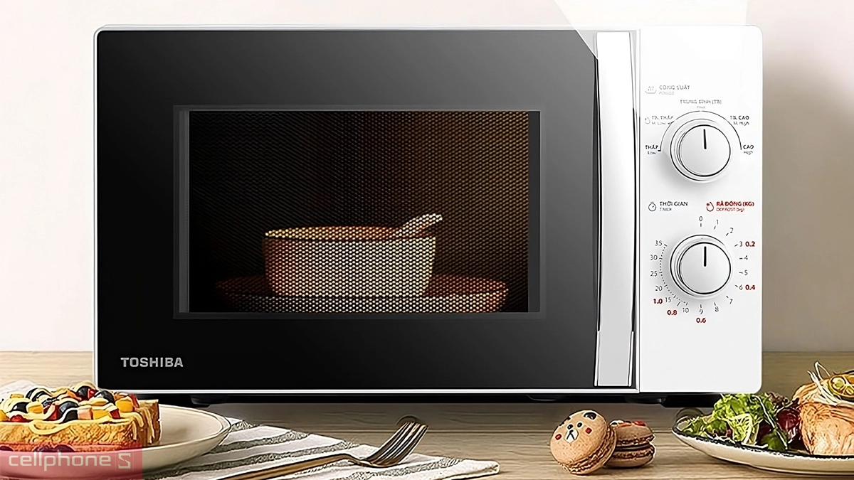 Công suất, các mức điều chỉnh của lò vi sóng Toshiba MWP-MM20P(WH)