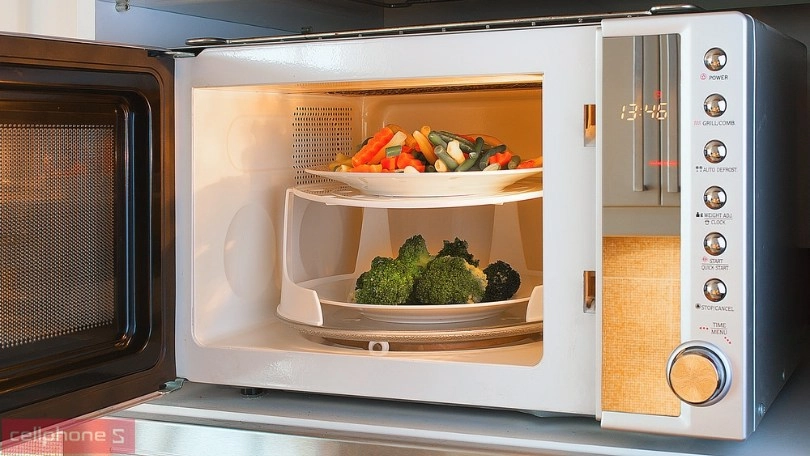 Lò viba cần kiểm tra an toàn trước khi mua Tiêu chí cần kiểm tra cảnh báo an toàn trên lò vi sóng
