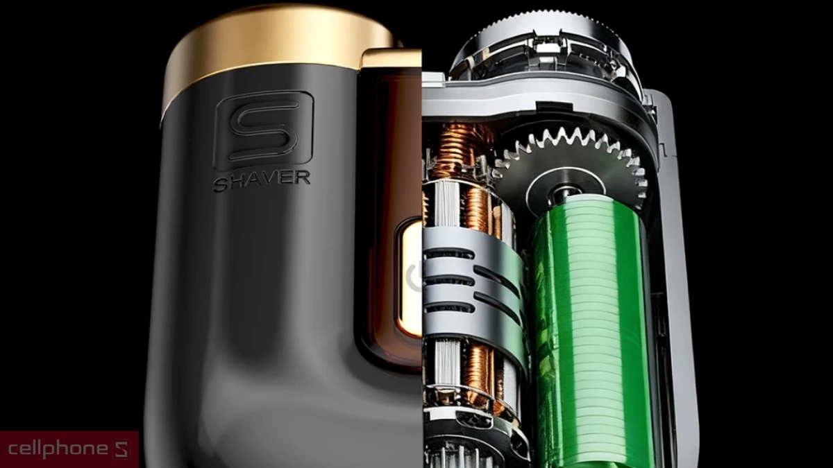 Pin máy cạo râu mini EROC Magnet EROCCT020-BG