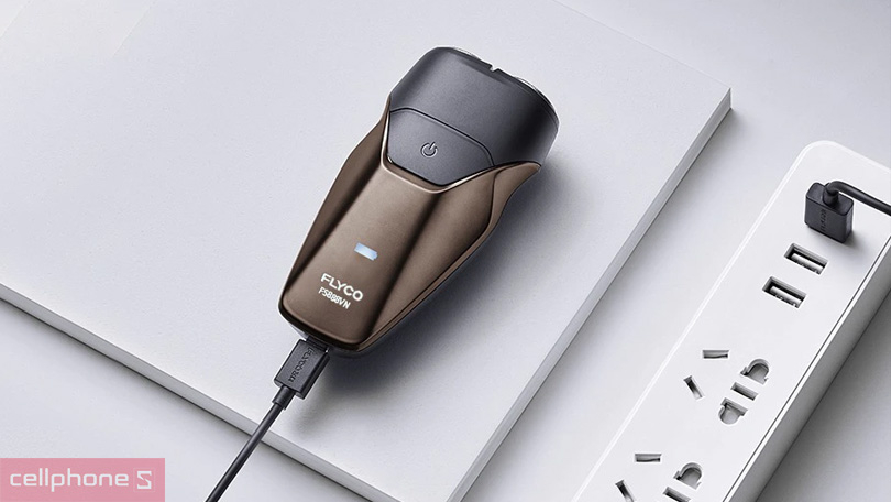 Máy cạo râu 2 lưỡi Flyco FS888VN – Cạo sạch, nhanh, êm ái